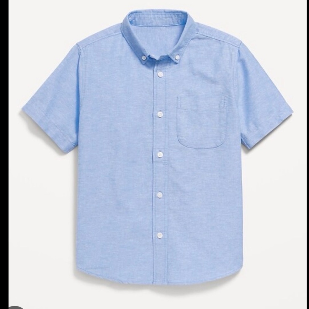 Old Navy Light Blue Button Down Shirt for Kids